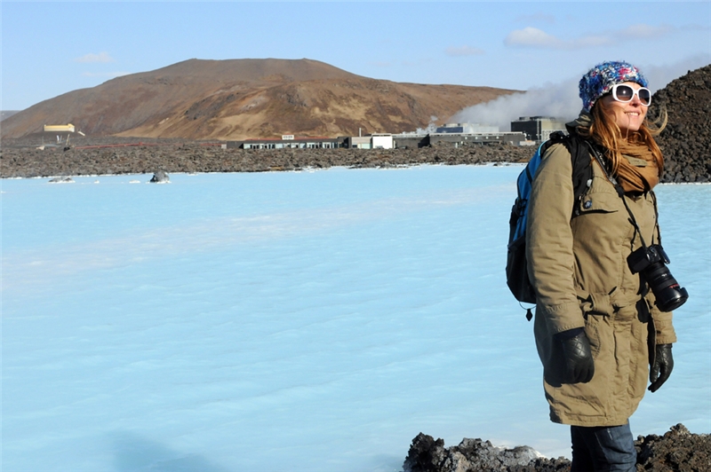 Relaks w kolorze blue